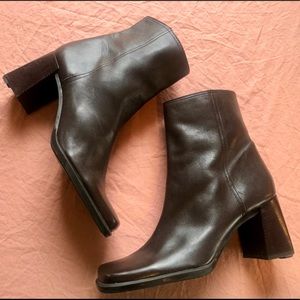 90s Nine West Leather Booties